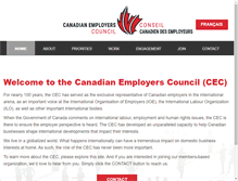 Tablet Screenshot of cec-cce.ca